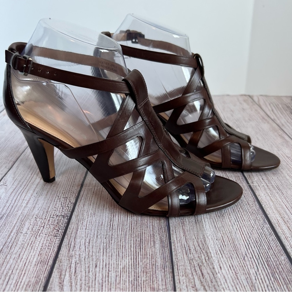 Via Spiga Italian Brown Heels 7